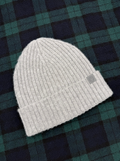 Classic Ribbed Beanie – Heather Grey
